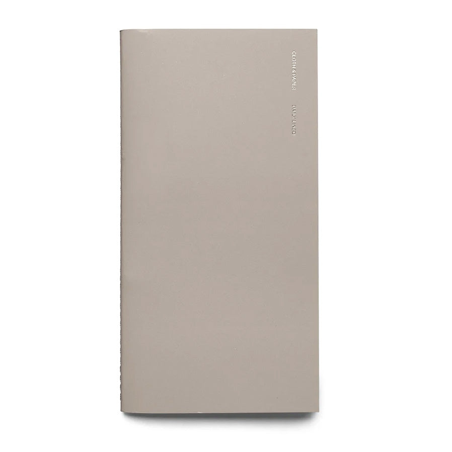 Cloth & Paper Travel Notebook A5 Slim, Undated Daily Verona