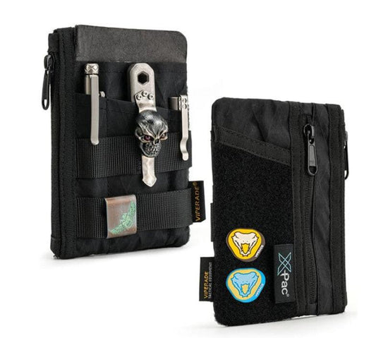 Viperade VE16 EDC Pocket Organizer, X-PAC Black Soft