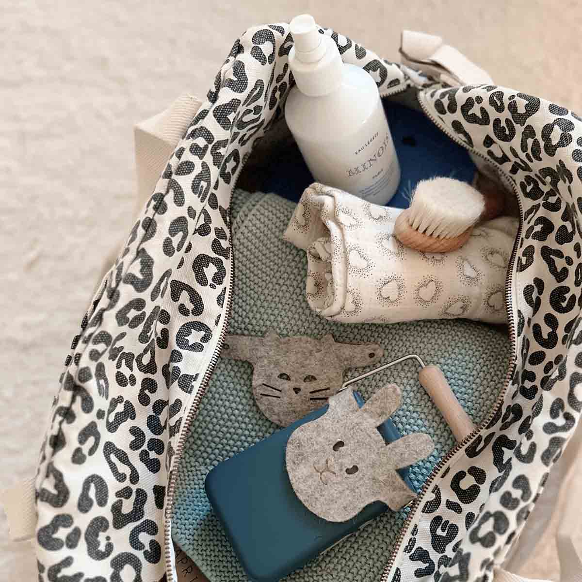 Rose in April Raphael Weekend / Diaper bag Graou, Greige