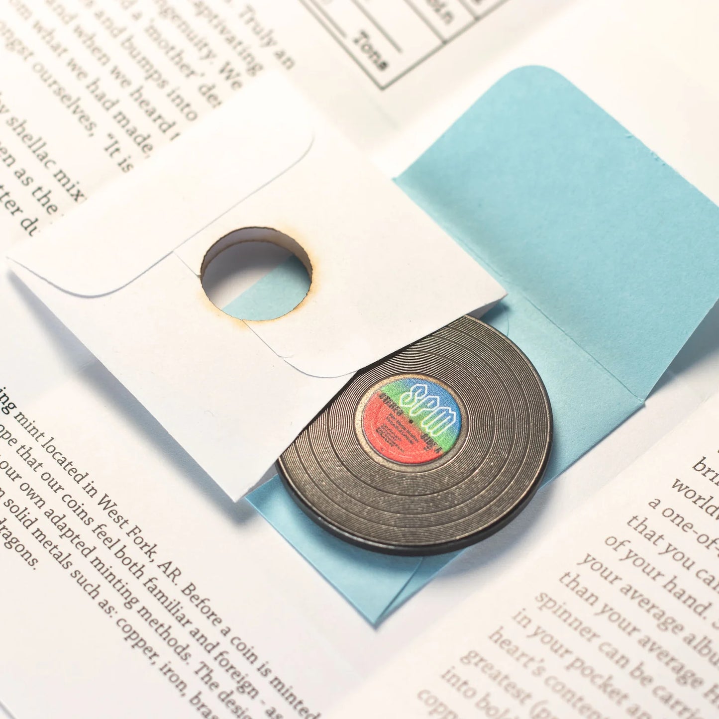 Shire Post Mint Record Spinner, Blackened Copper