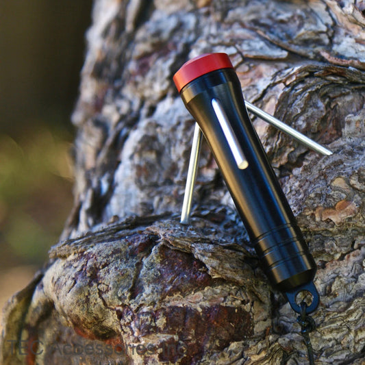 TEC-Accessoires RETREEV Compact Retrieval Tool, Red-Black Anodized
