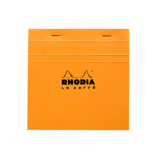 Rhodia Head Stapled Pad No.148 Le Carré, Squared