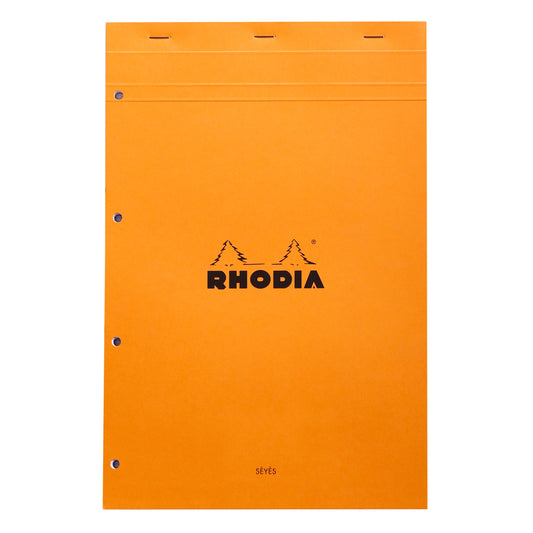 Rhodia Punched Stapled Pad No.20, French ruling