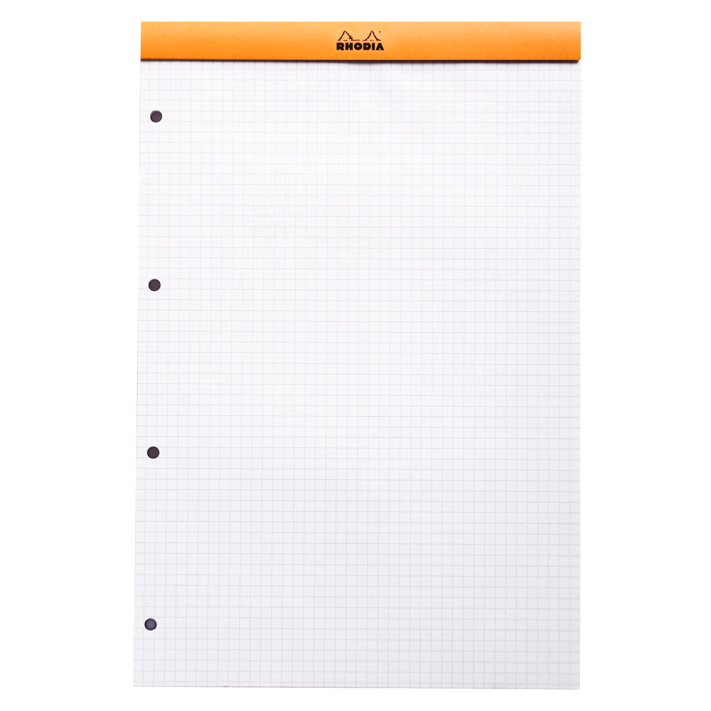 Rhodia Punched Stapled Pad No.20, Squared