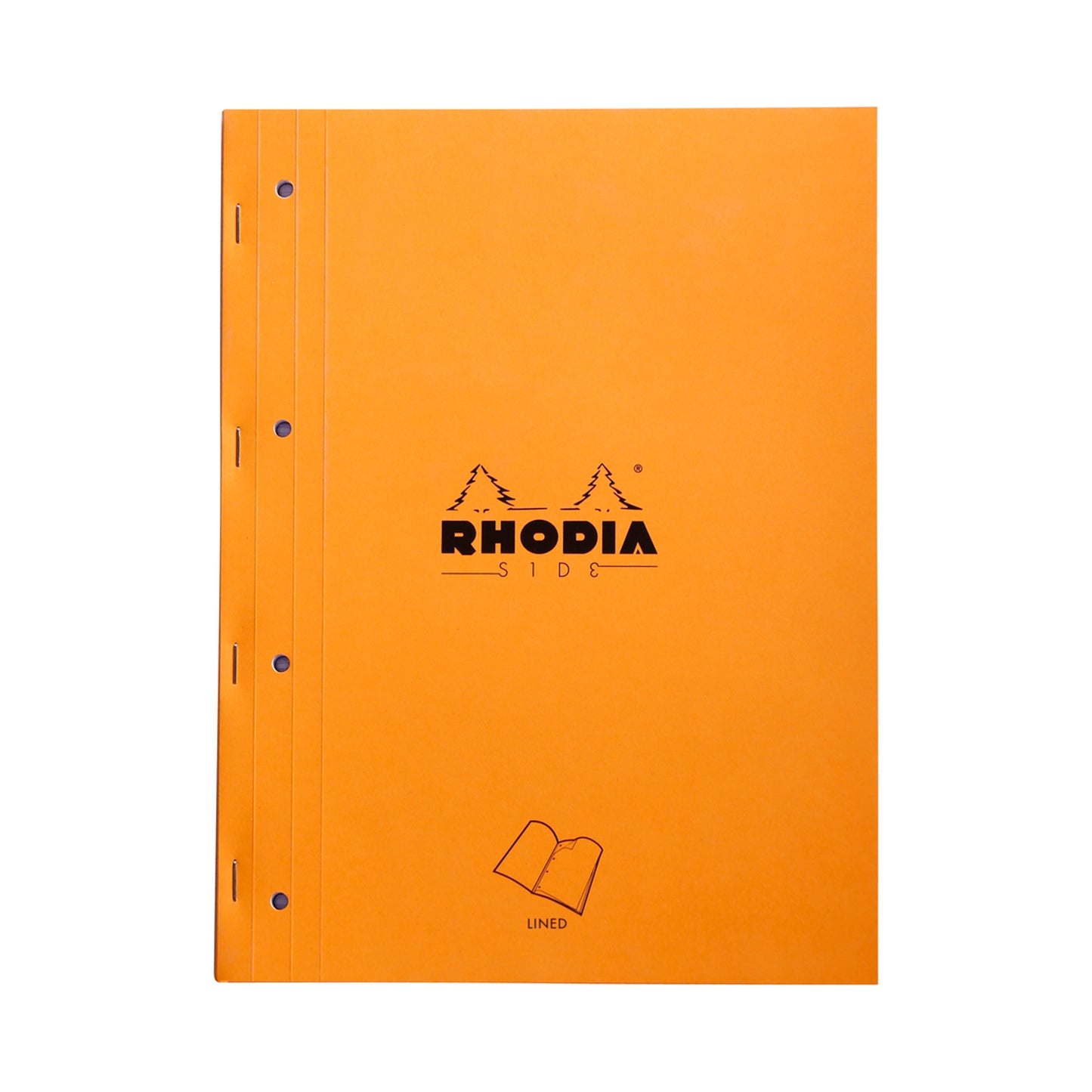 Rhodia Stapled pad on long side, Lined