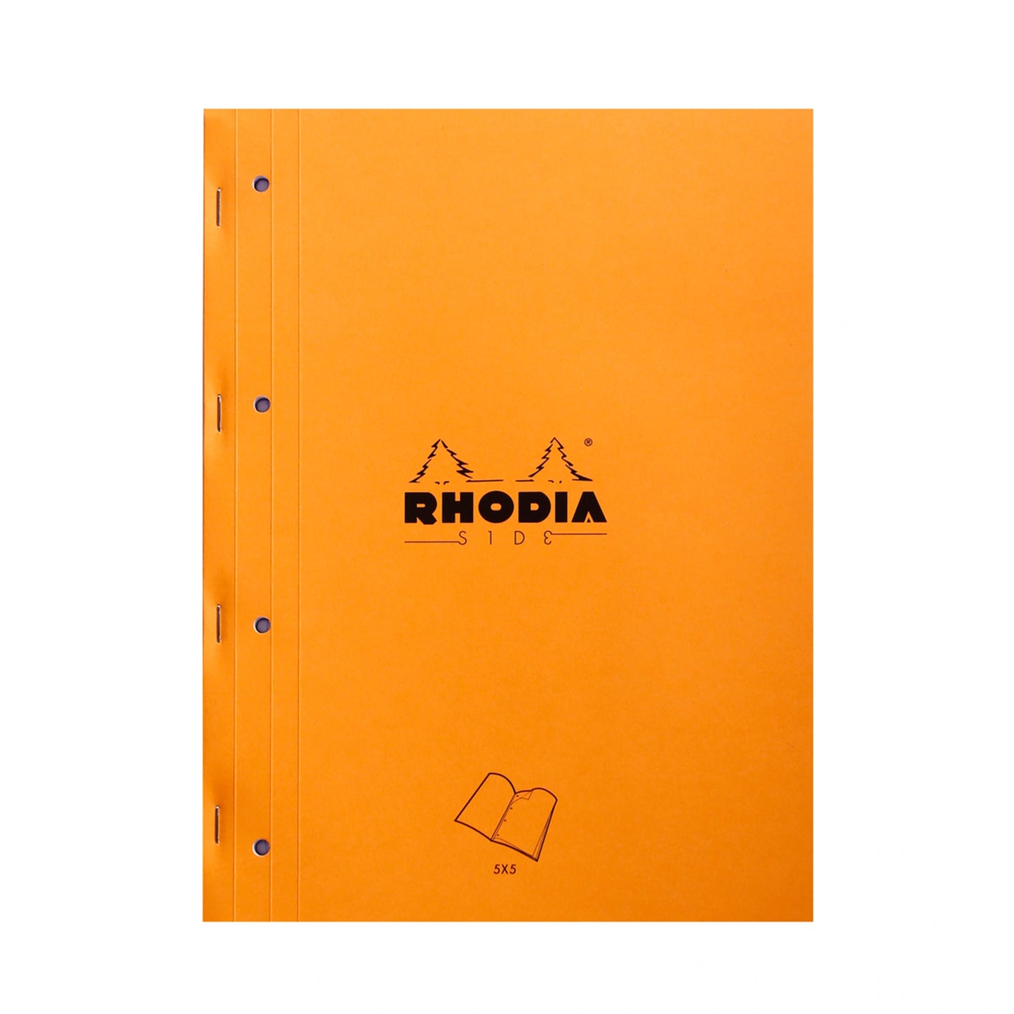 Rhodia Stapled pad on long side, Squared