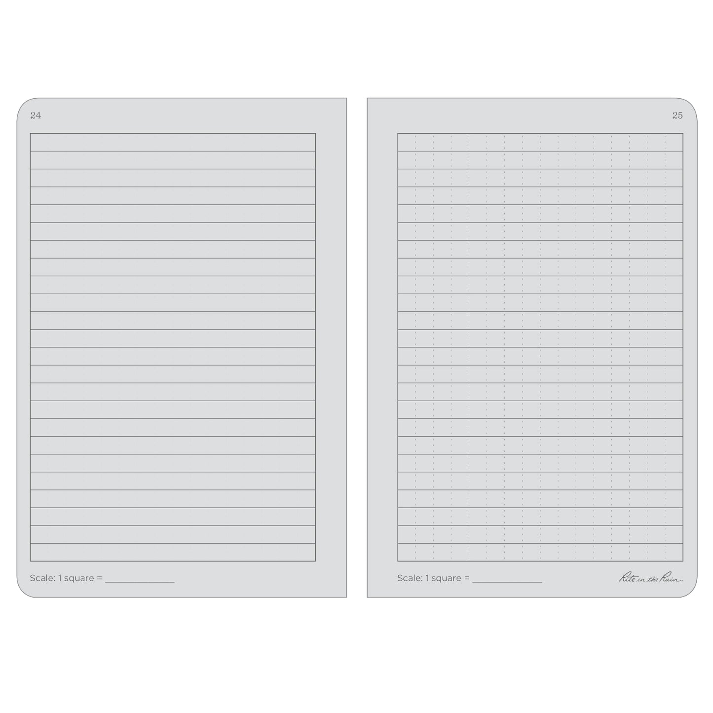 Rite in the Rain Stapled Notebook, 3-pack