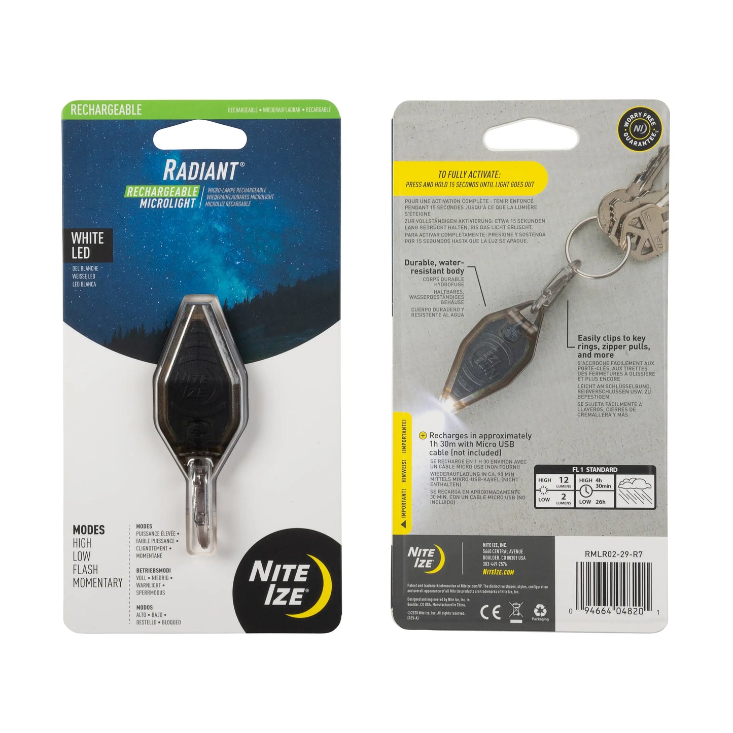 Nite Ize Radiant™ Rechargeable Microlight