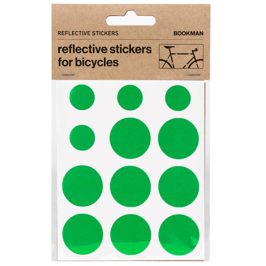Bookman Urban Visibility Reflective Dots Stickers, Green