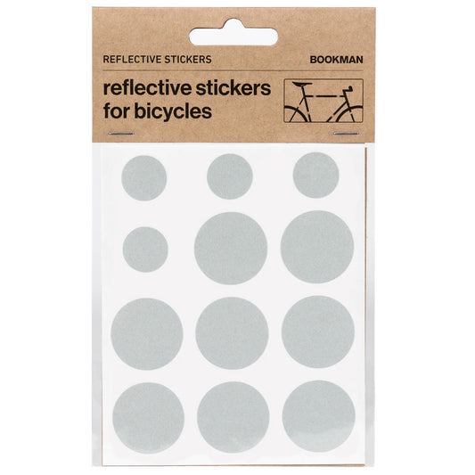 Bookman Urban Visibility Reflective Dots Stickers, White