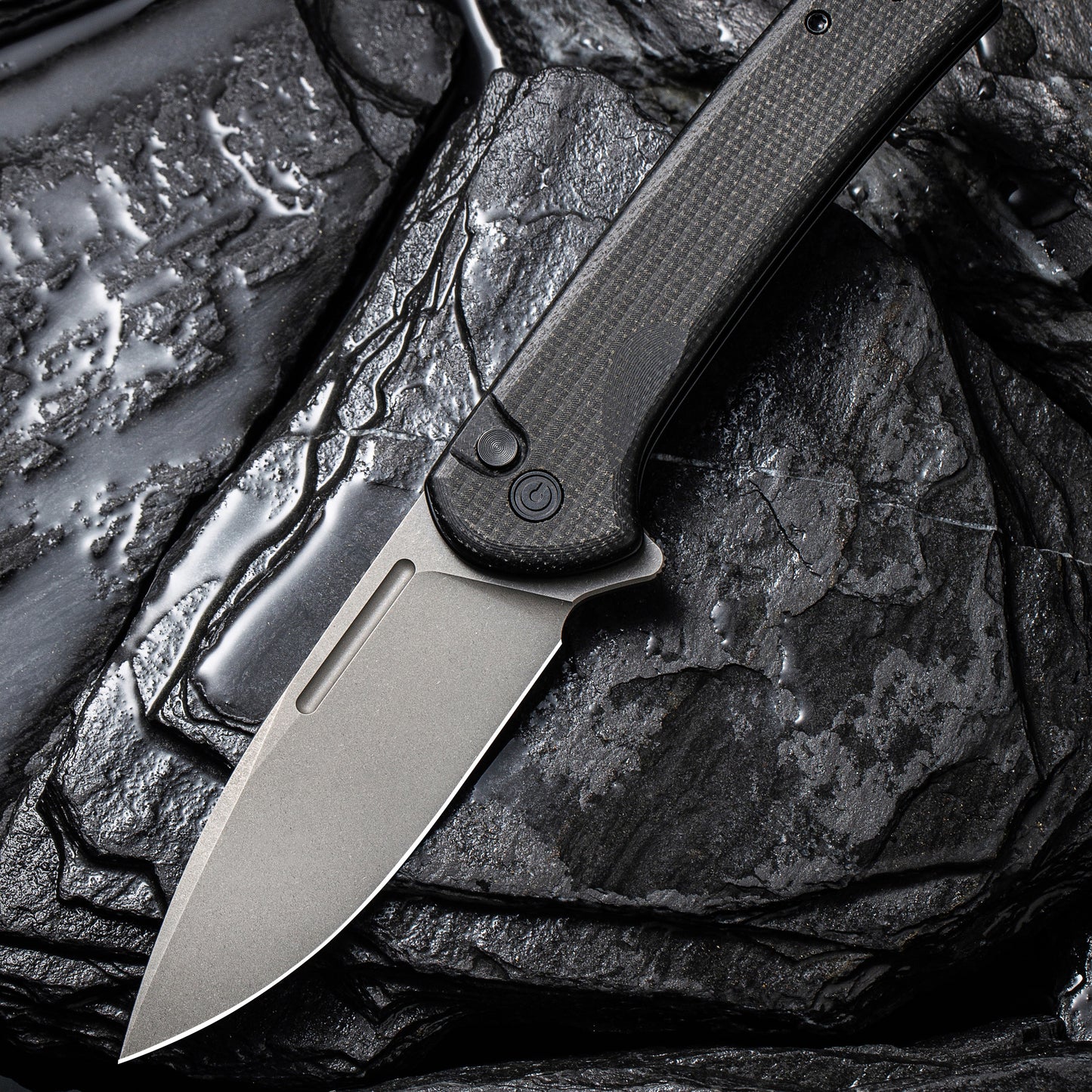 Civivi Conspirator, Black Micarta