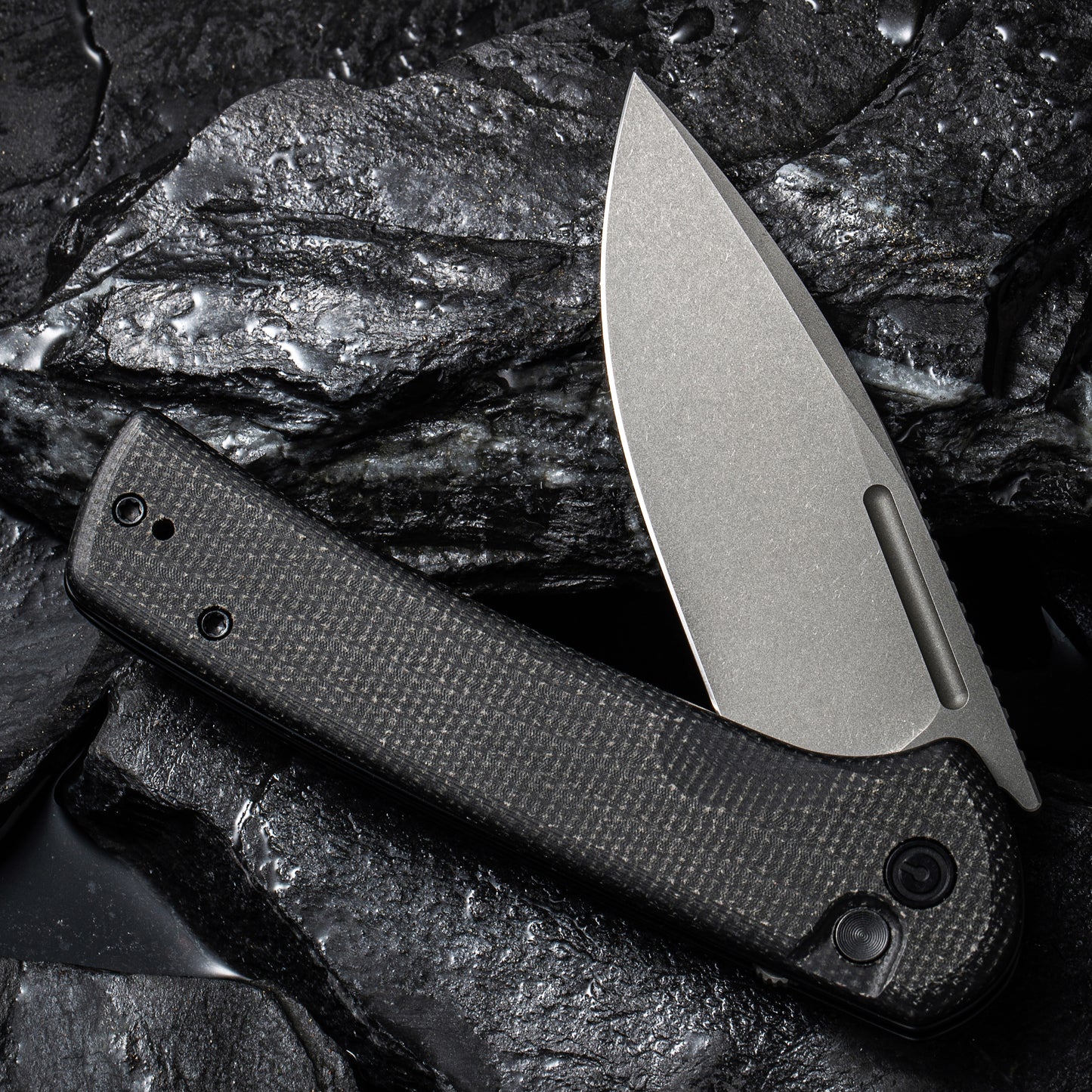 Civivi Conspirator, Black Micarta