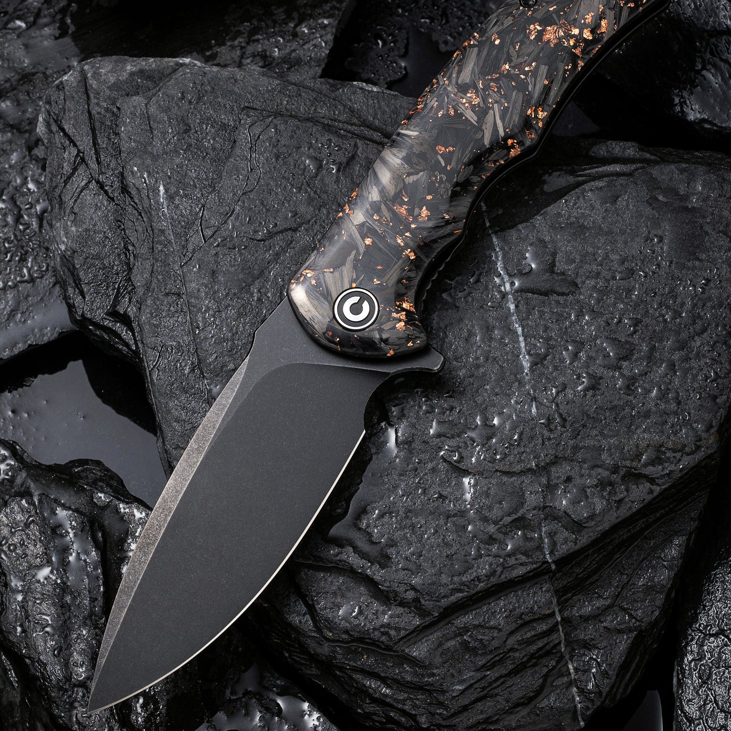 Civivi Praxis Shredded Carbon Fiber / Copper