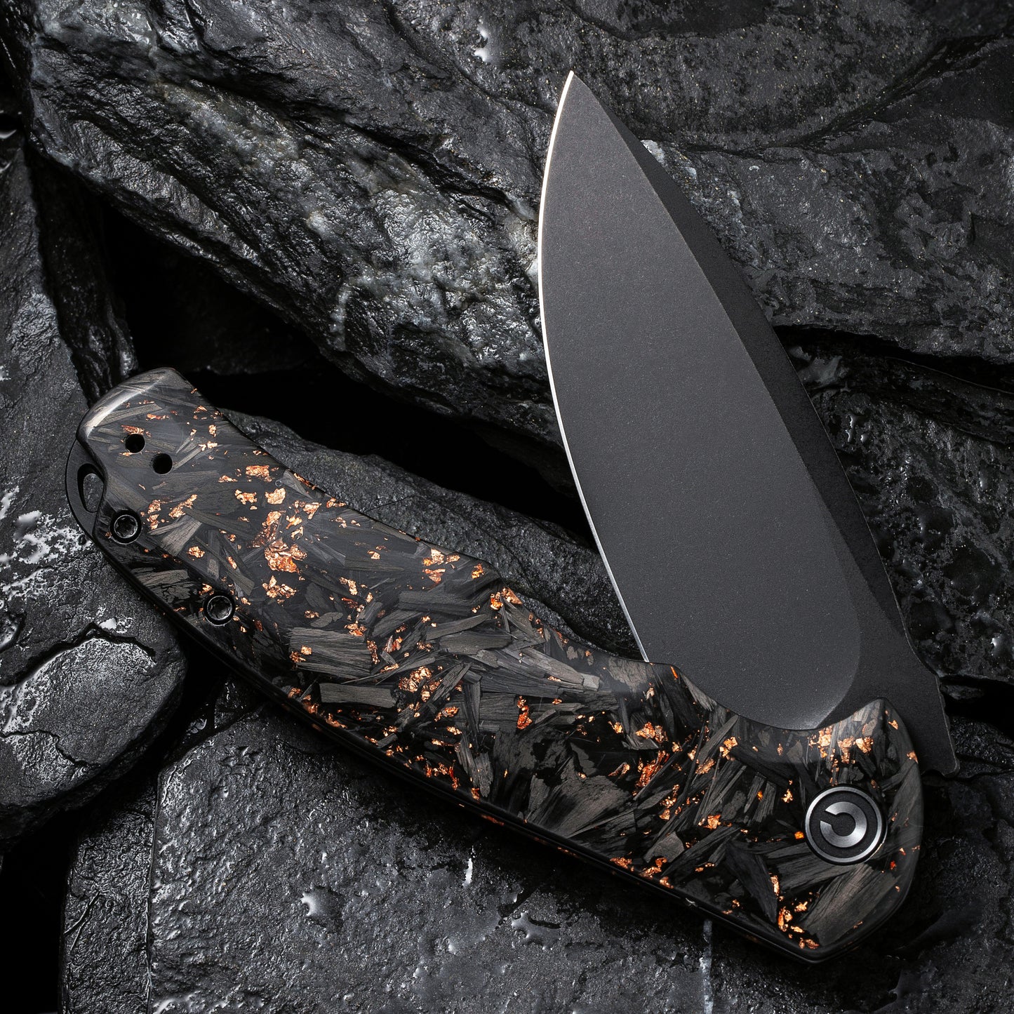 Civivi Praxis Shredded Carbon Fiber / Copper