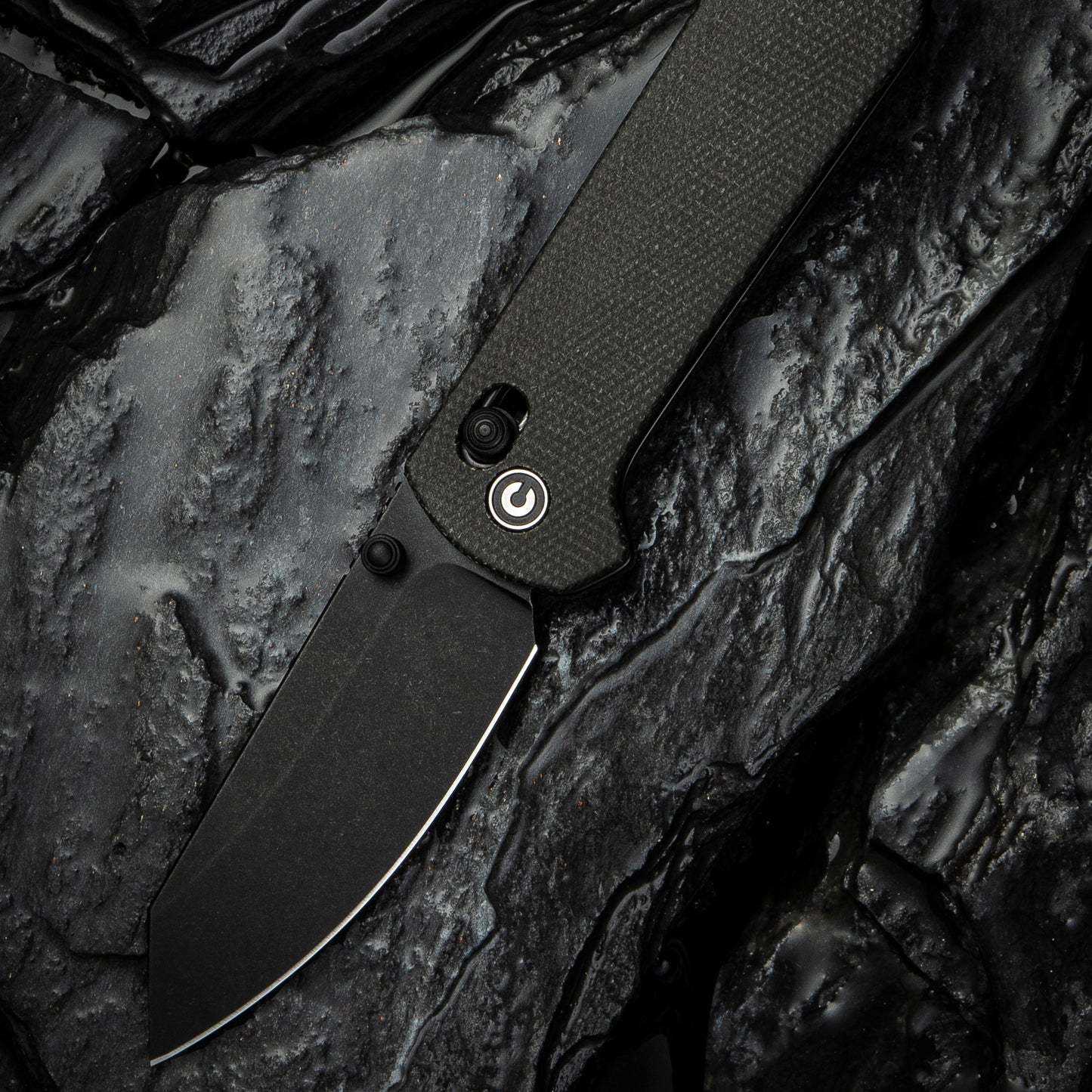 Civivi Yonder, Dark Green Micarta/Black Stonewashed