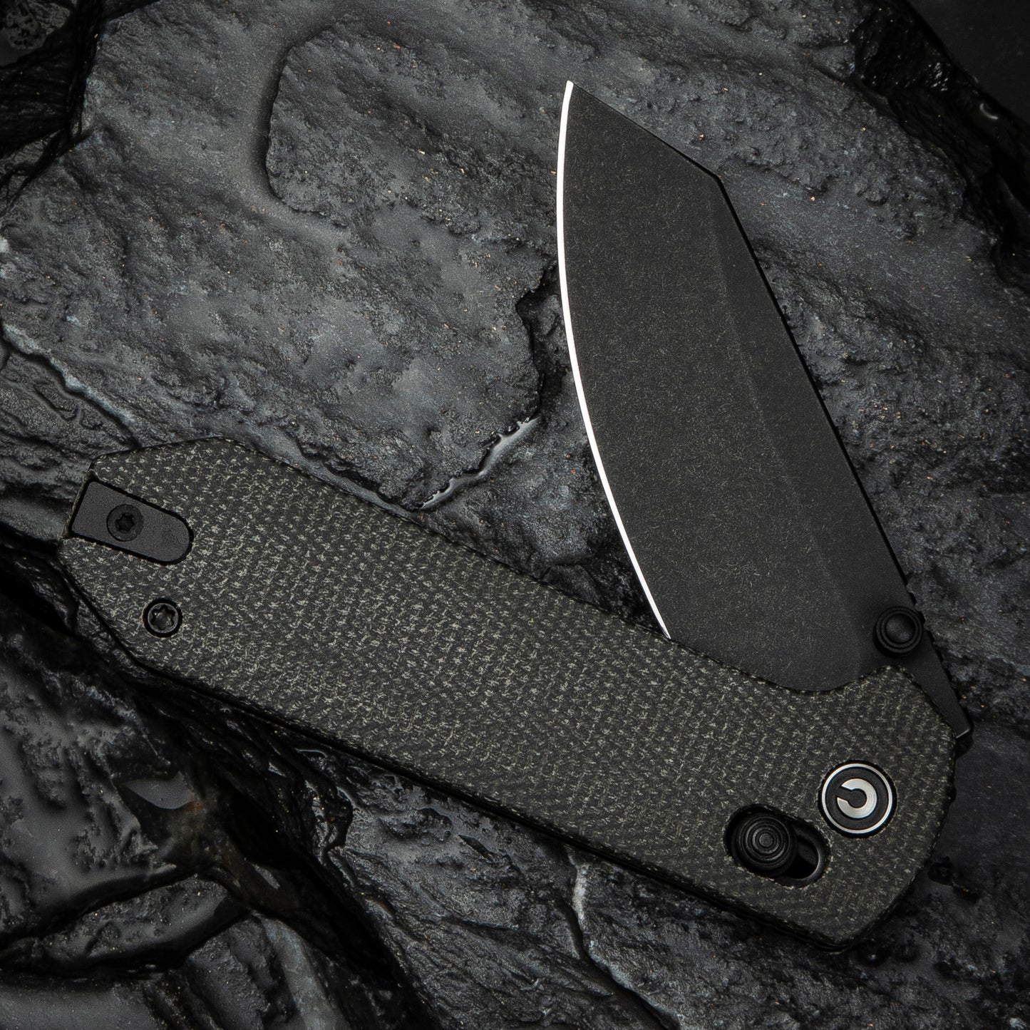 Civivi Yonder, Dark Green Micarta/Black Stonewashed