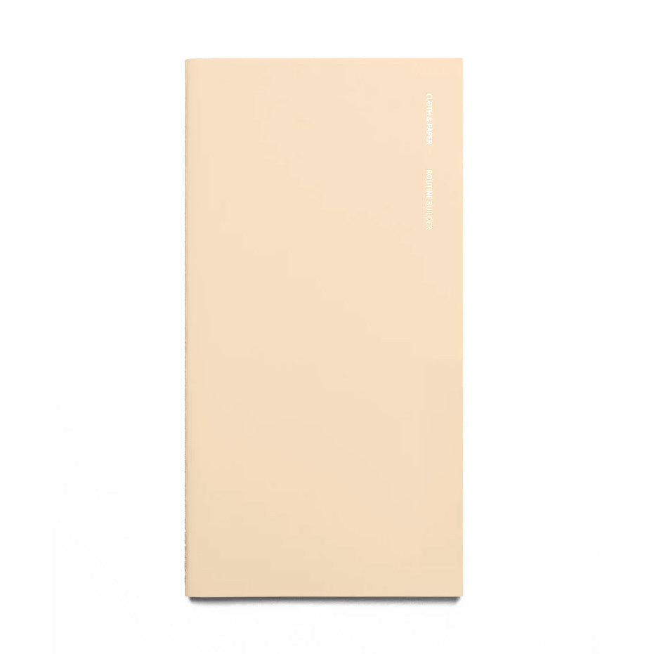 Cloth & Paper Travel Notebook A5 Slim, Routine Builder Beignet