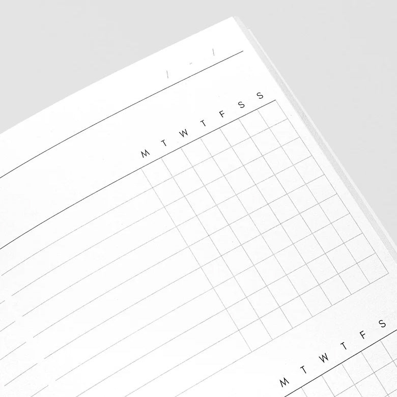 Cloth & Paper Travel Notebook A5 Slim, Routine Builder Beignet