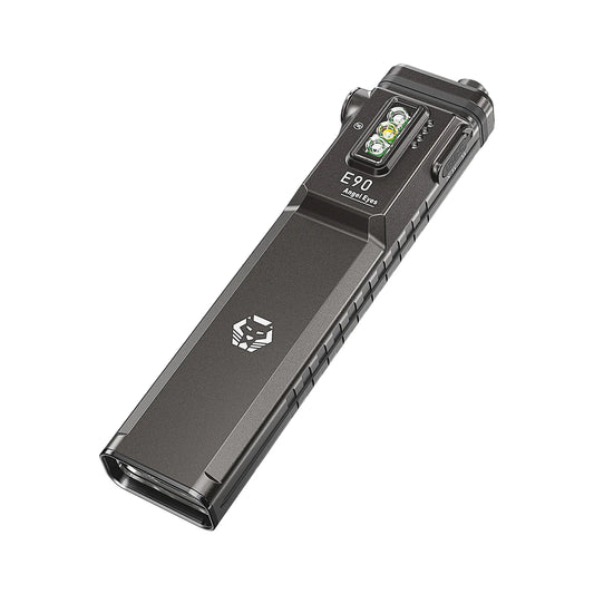 RovyVon Angel Eyes E90 Flat EDC Flashlight 7000K, Gunmetal