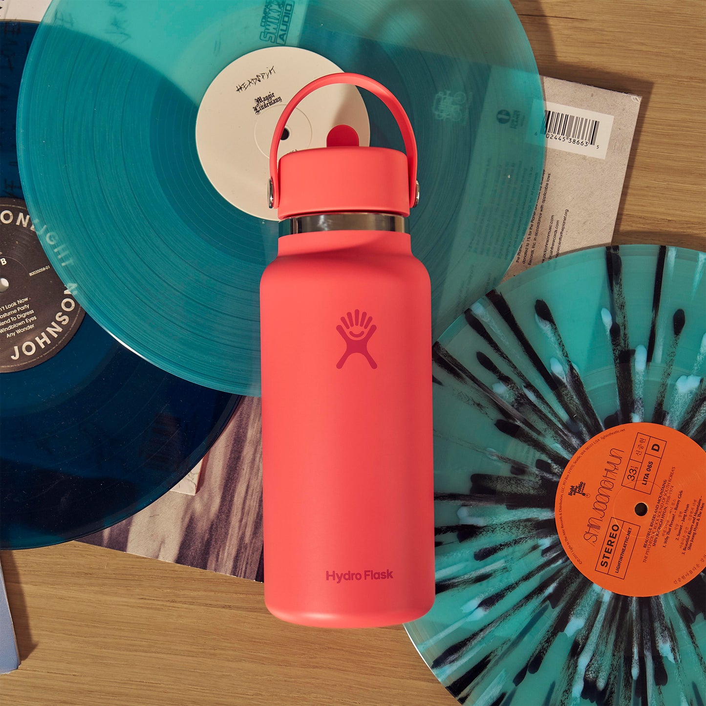 Hydro Flask Wide Mouth with Flex Straw Cap 32oz, Popstar Pink