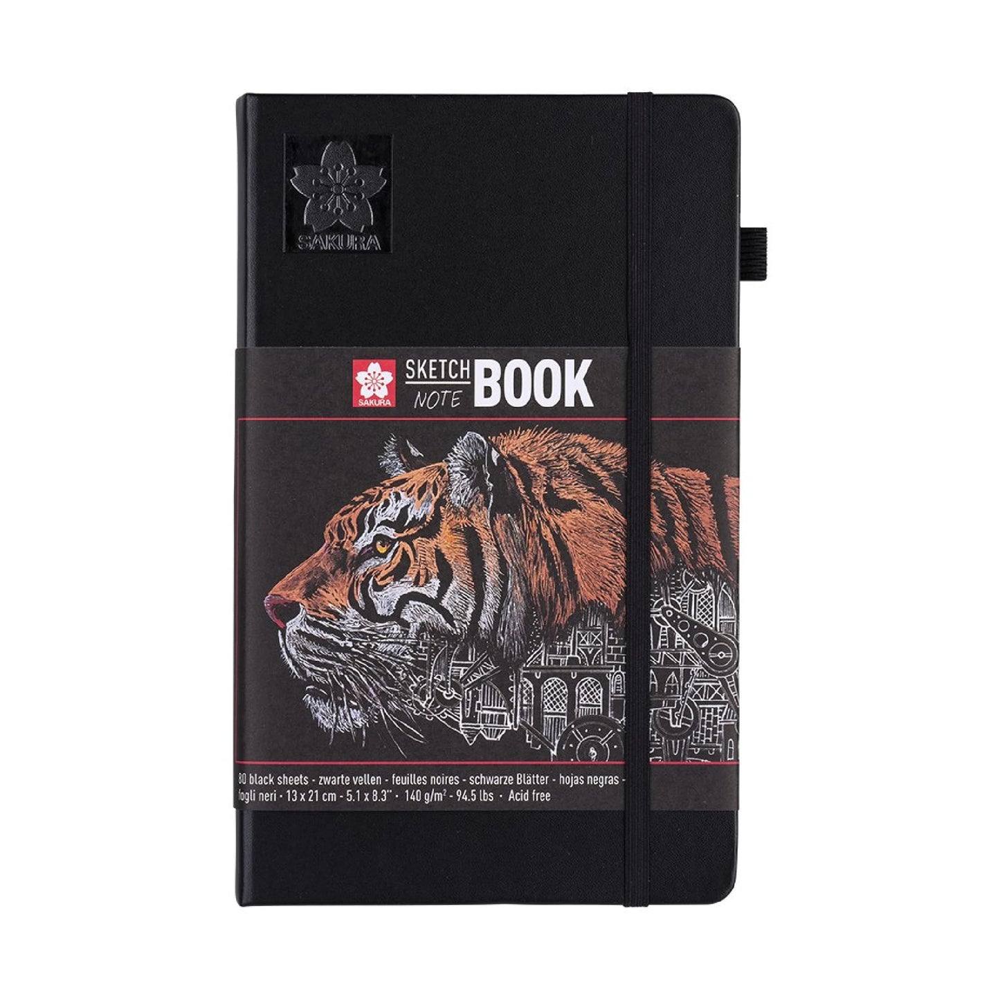 Sakura Sketch Notebook Black 140g, A5