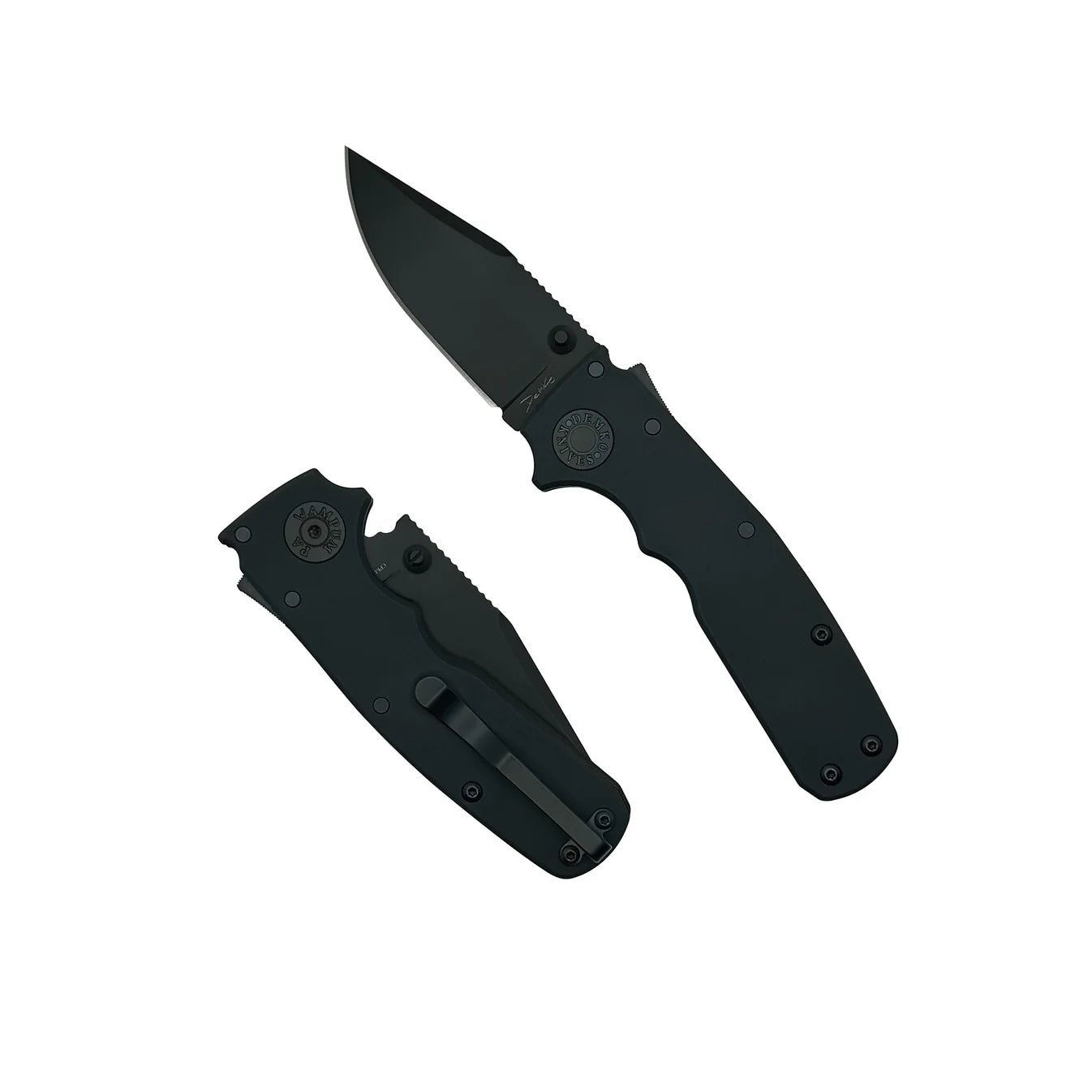 Demko Knives Shark-Cub® Stealth Clip Point, Black