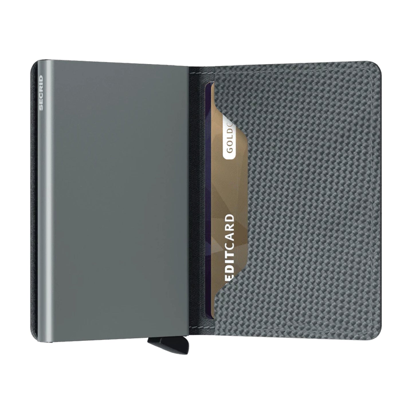 Secrid Slimwallet Carbon, Cool Grey