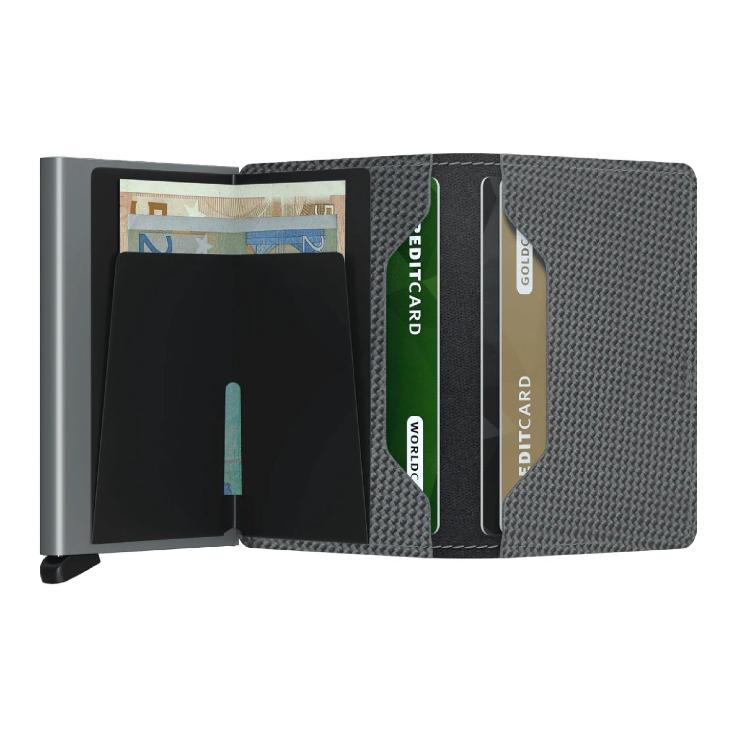 Secrid Slimwallet Carbon, Cool Grey