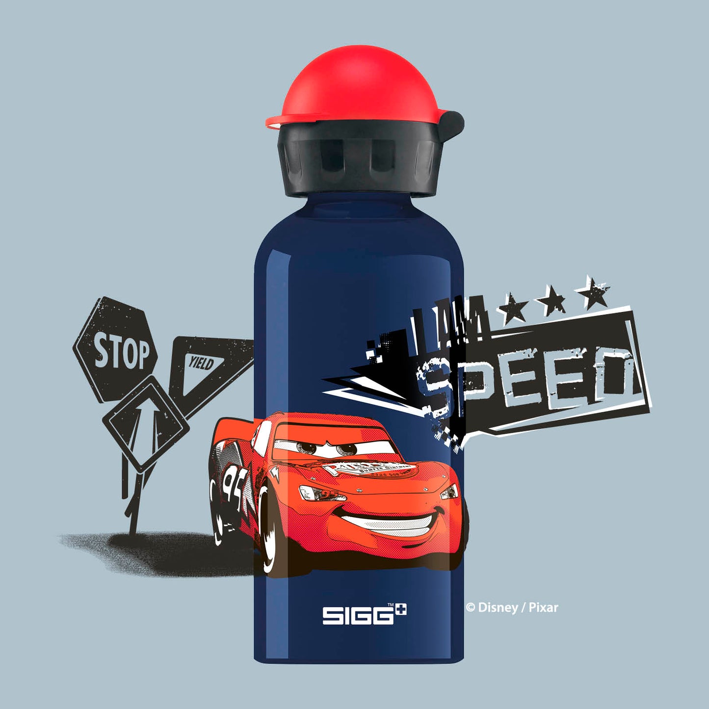 SIGG Kids Water Bottle 0.4L, Cars Speed