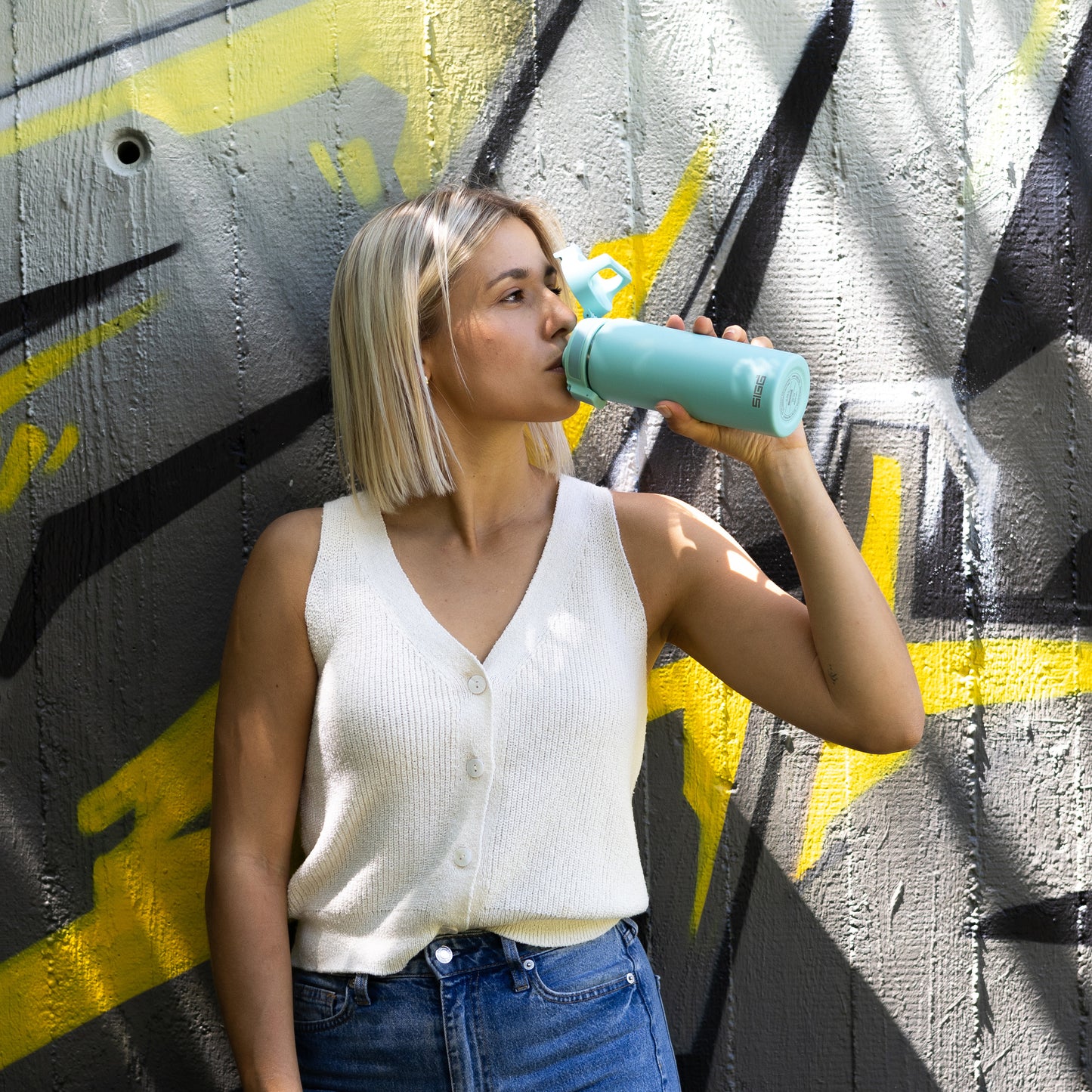 SIGG Water Bottle Shield Therm ONE 1.0L, Morning Blue