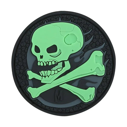 Maxpedition Skull Morale Patch, Glow