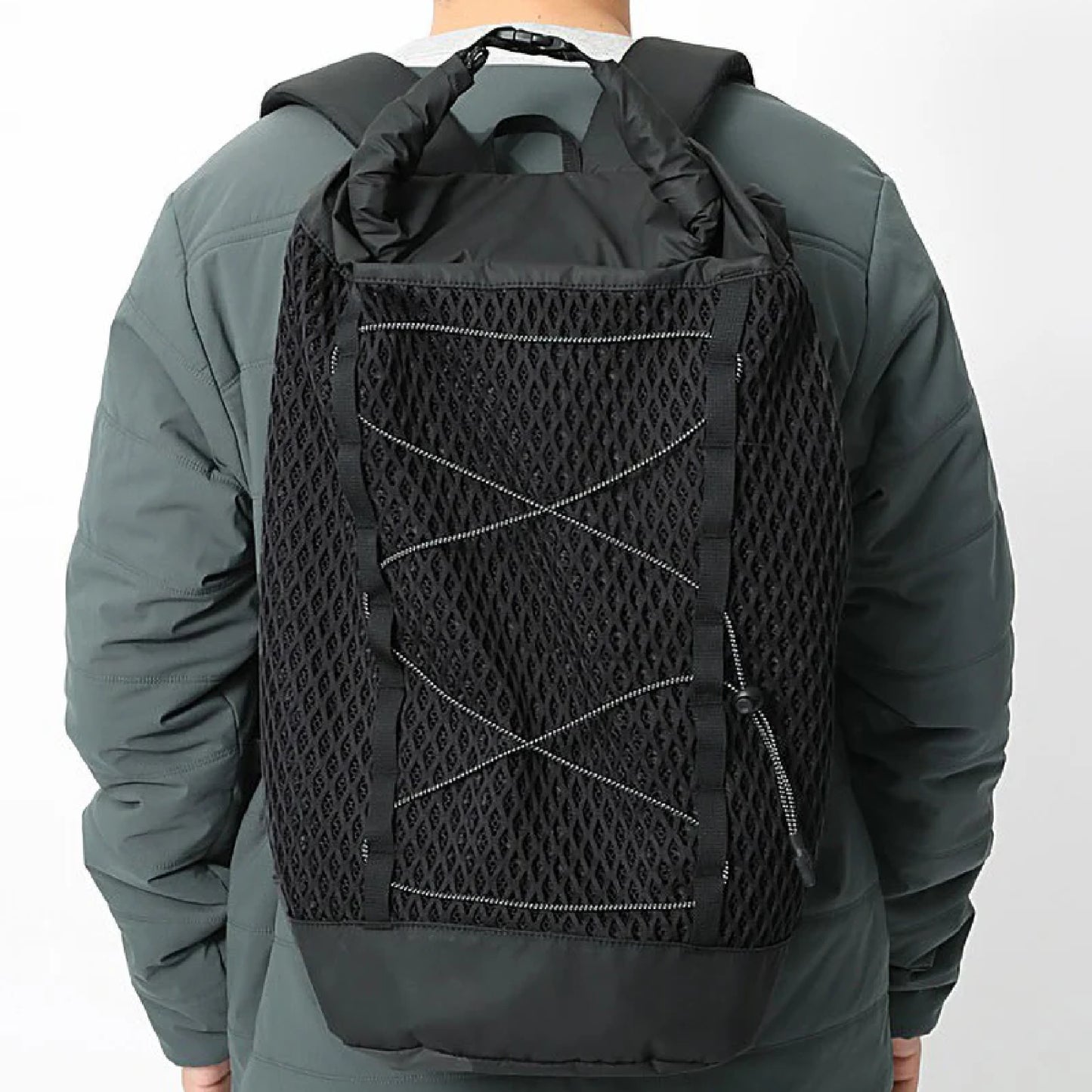 Snow Peak Double Face Mesh Backpack, Black