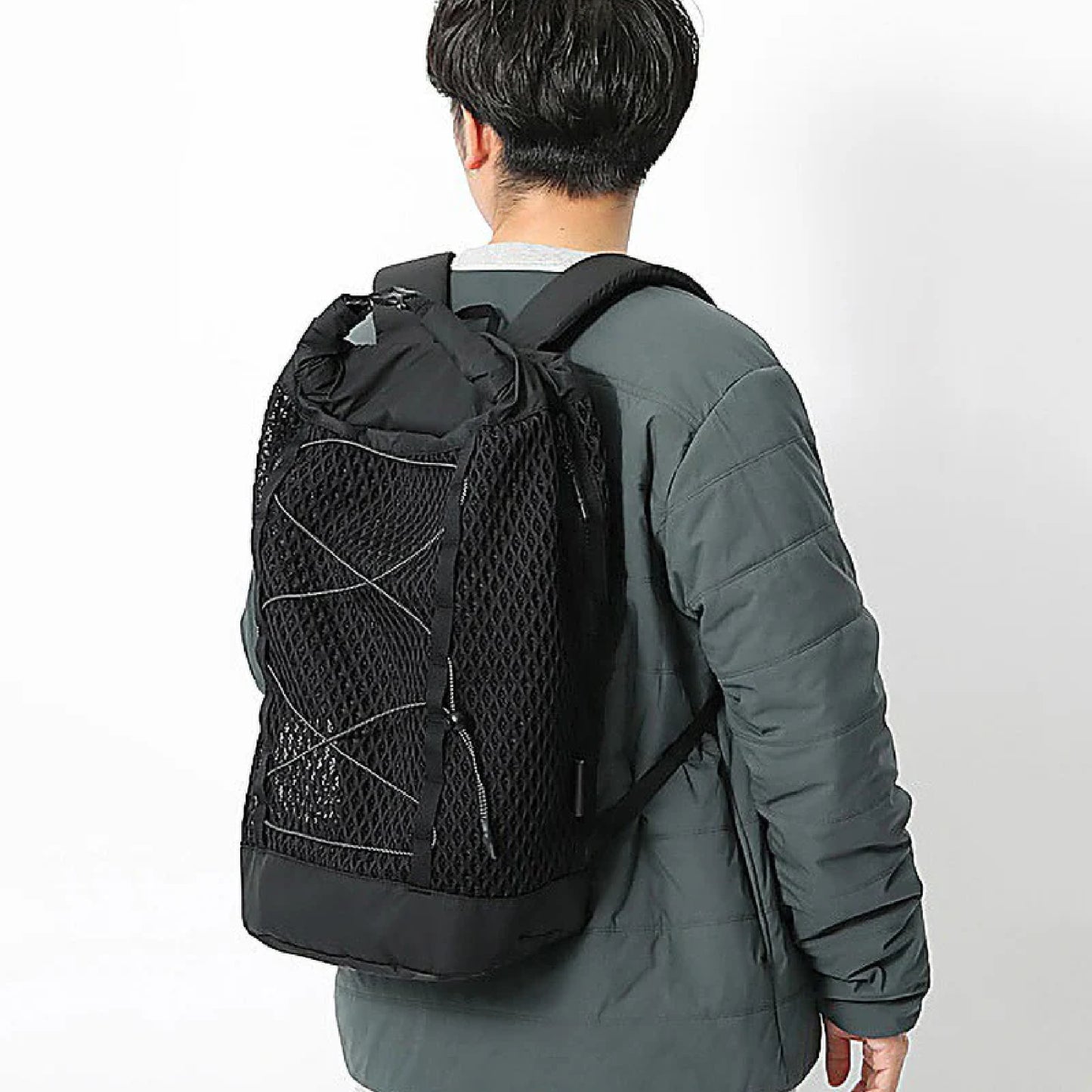 Snow Peak Double Face Mesh Backpack, Black