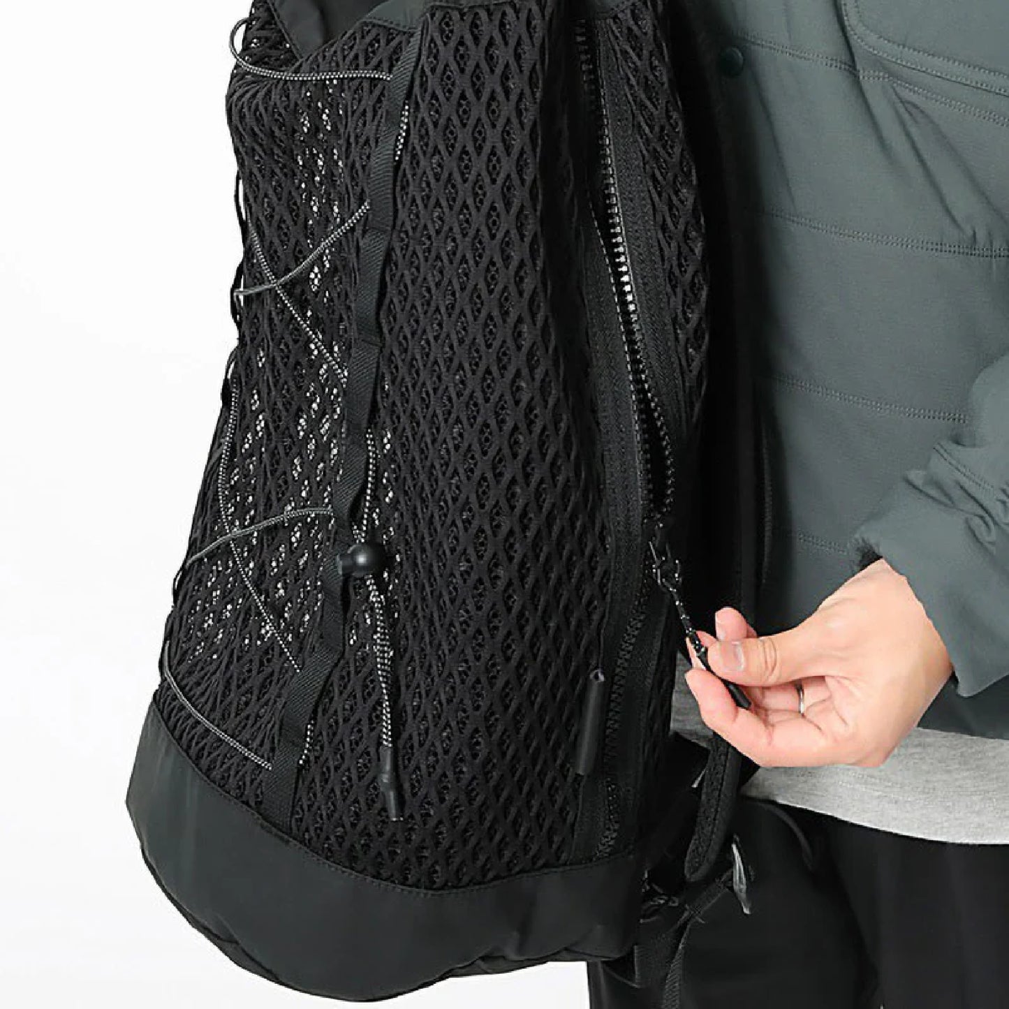 Snow Peak Double Face Mesh Backpack, Black