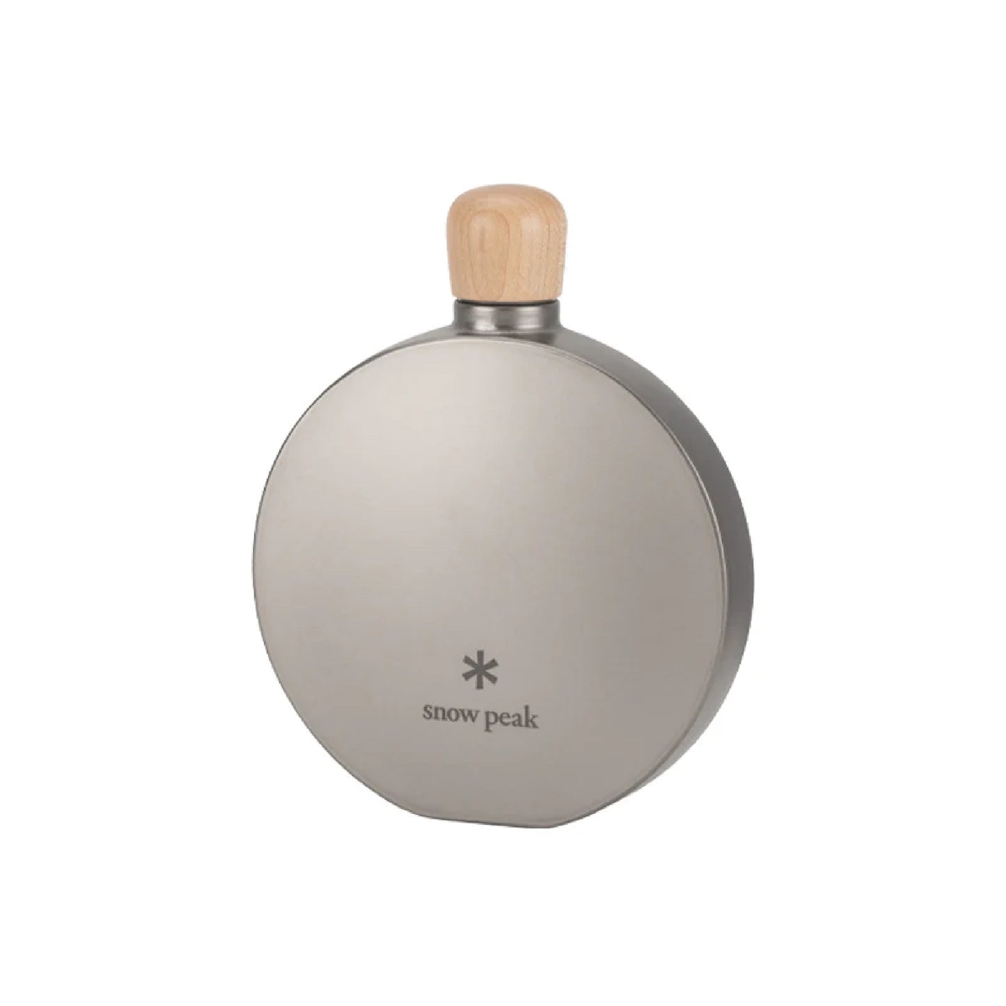 Snow Peak Round Titanium Flask, 150 ml