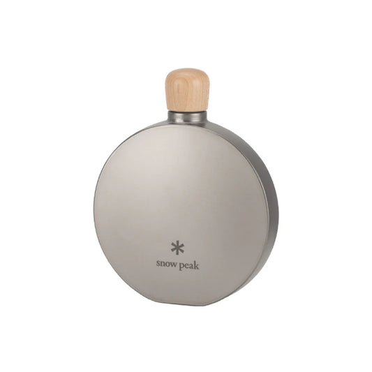 Snow Peak Round Titanium Flask, 150 ml