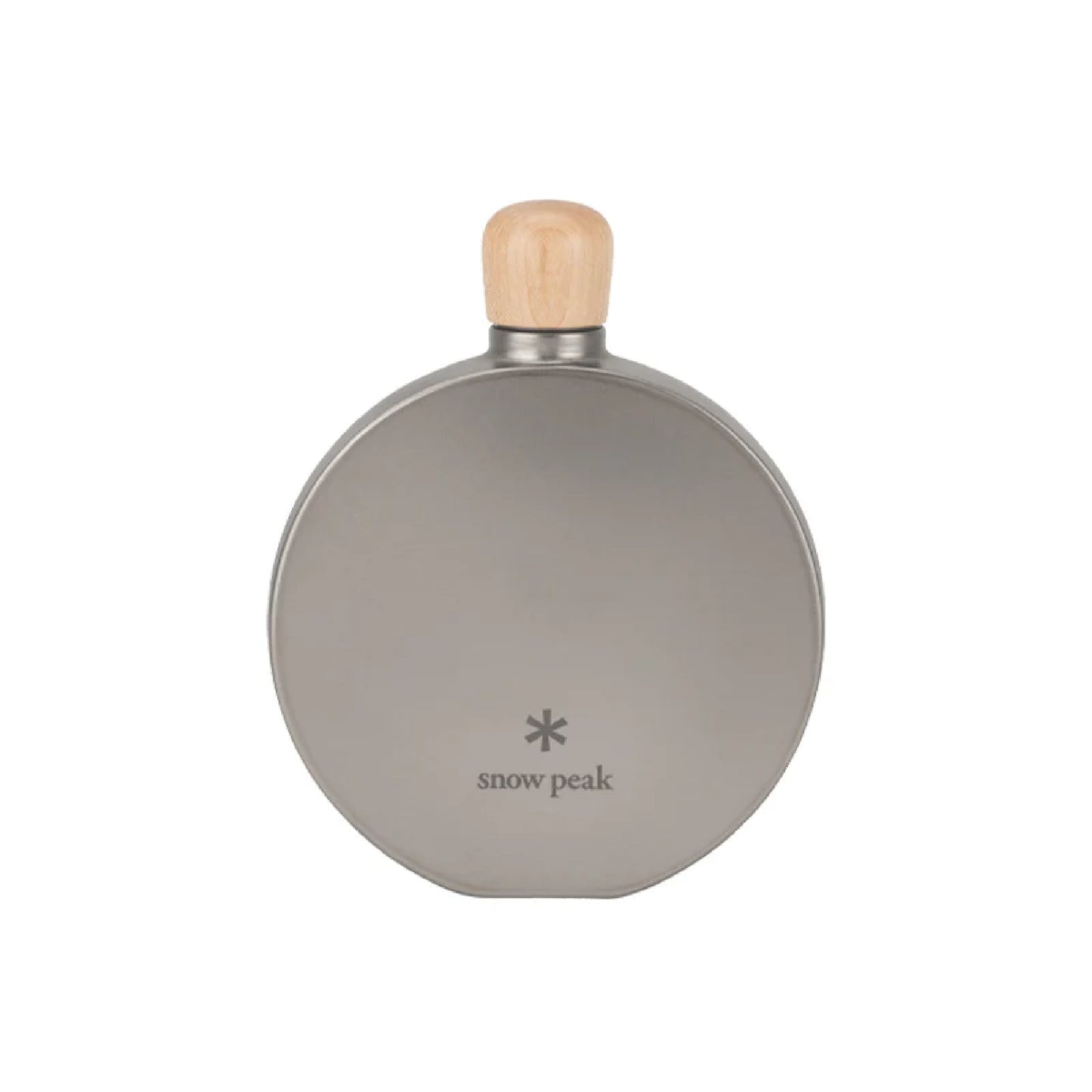 Snow Peak Round Titanium Flask, 150 ml