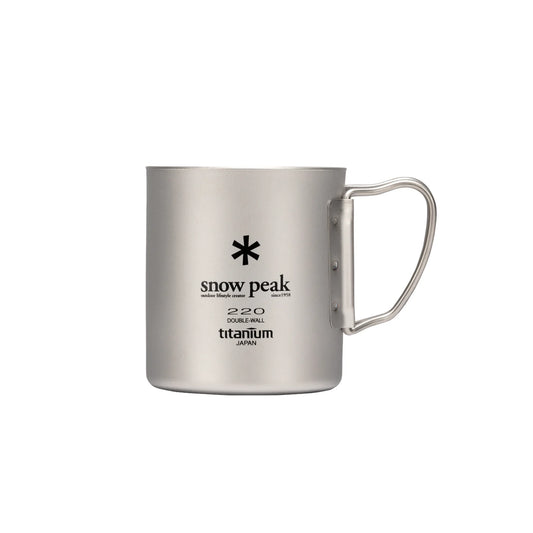 Snow Peak Ti-Double Mug, 220 ml