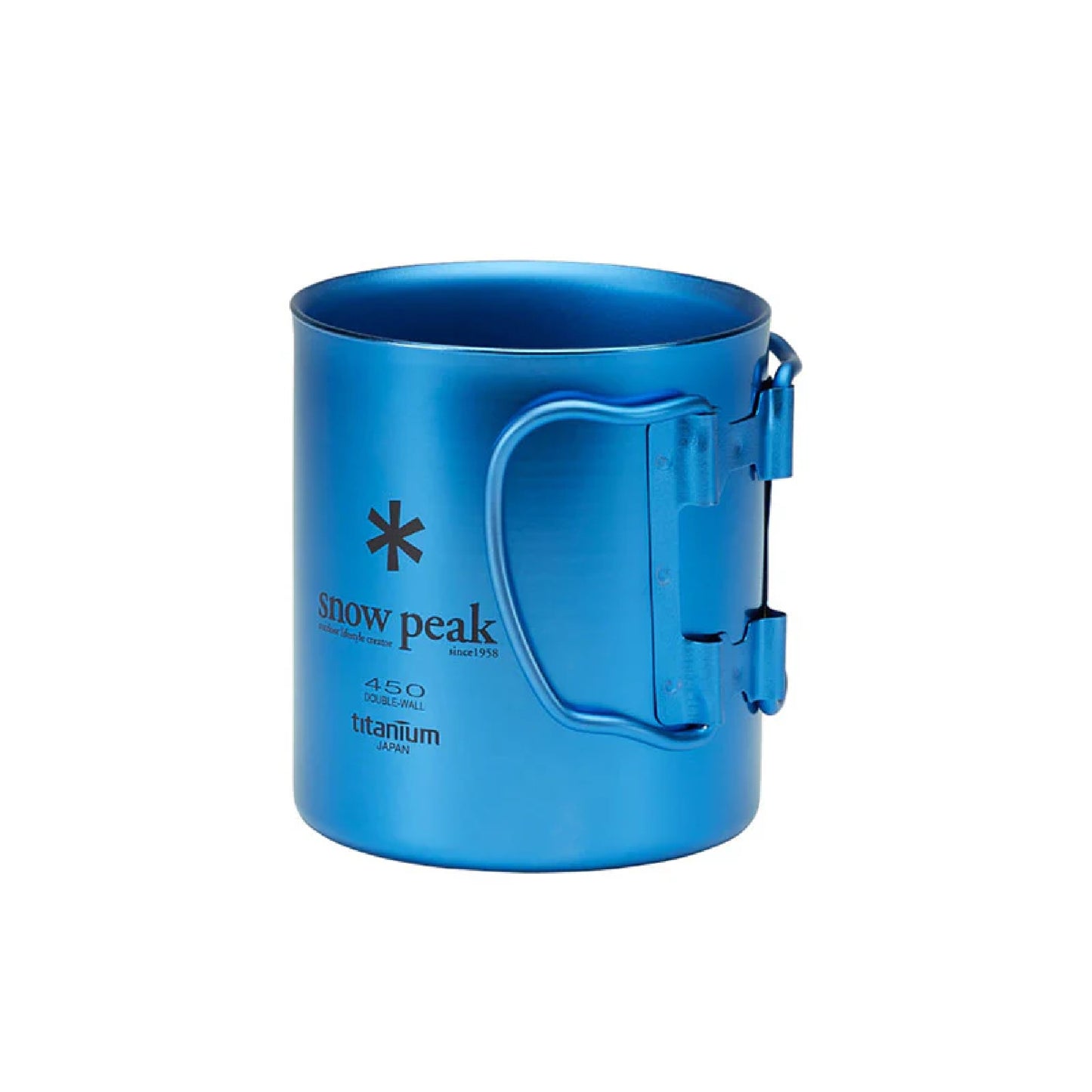 Snow Peak Ti-Double Anodized Mug 450 ml, Blue