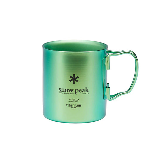 Snow Peak Ti-Double Anodized Mug 450 ml, Green