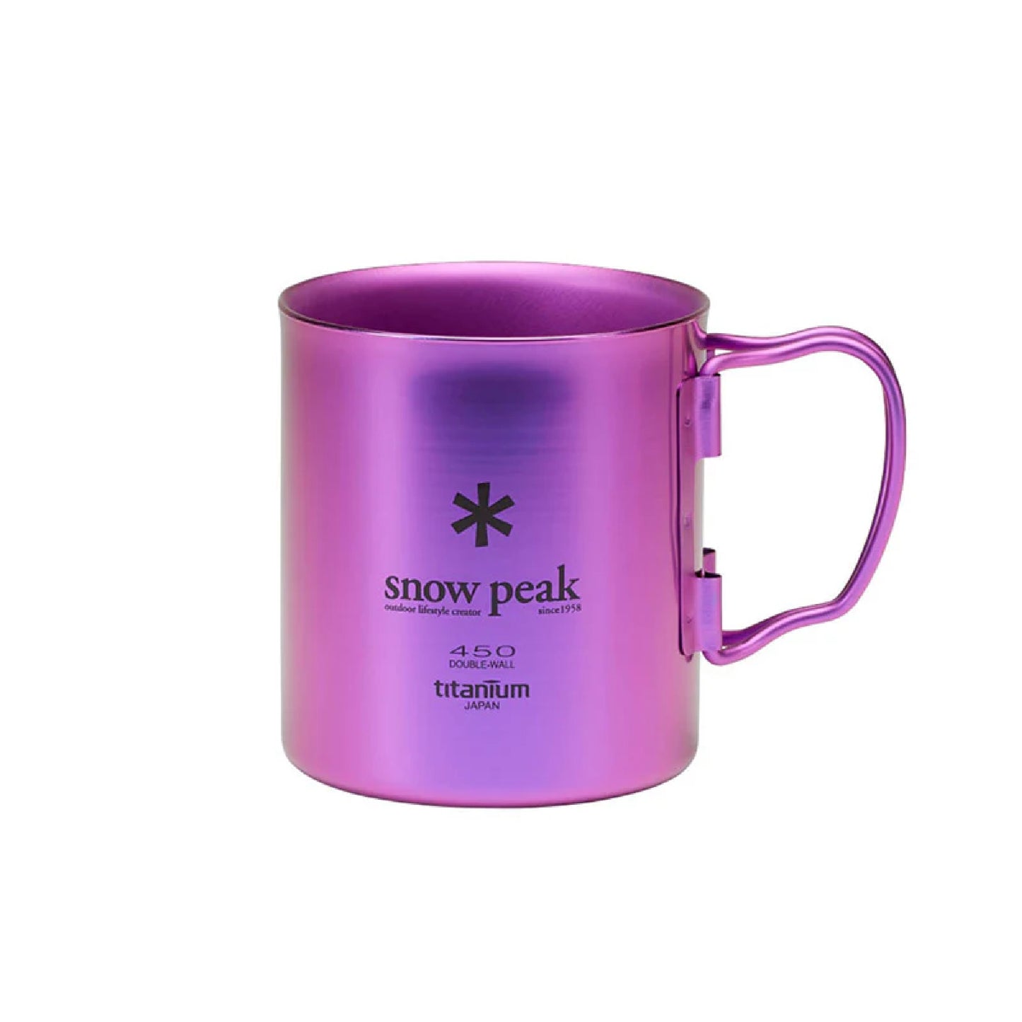 Snow Peak Ti-Double Anodized Mug 450 ml, Purple