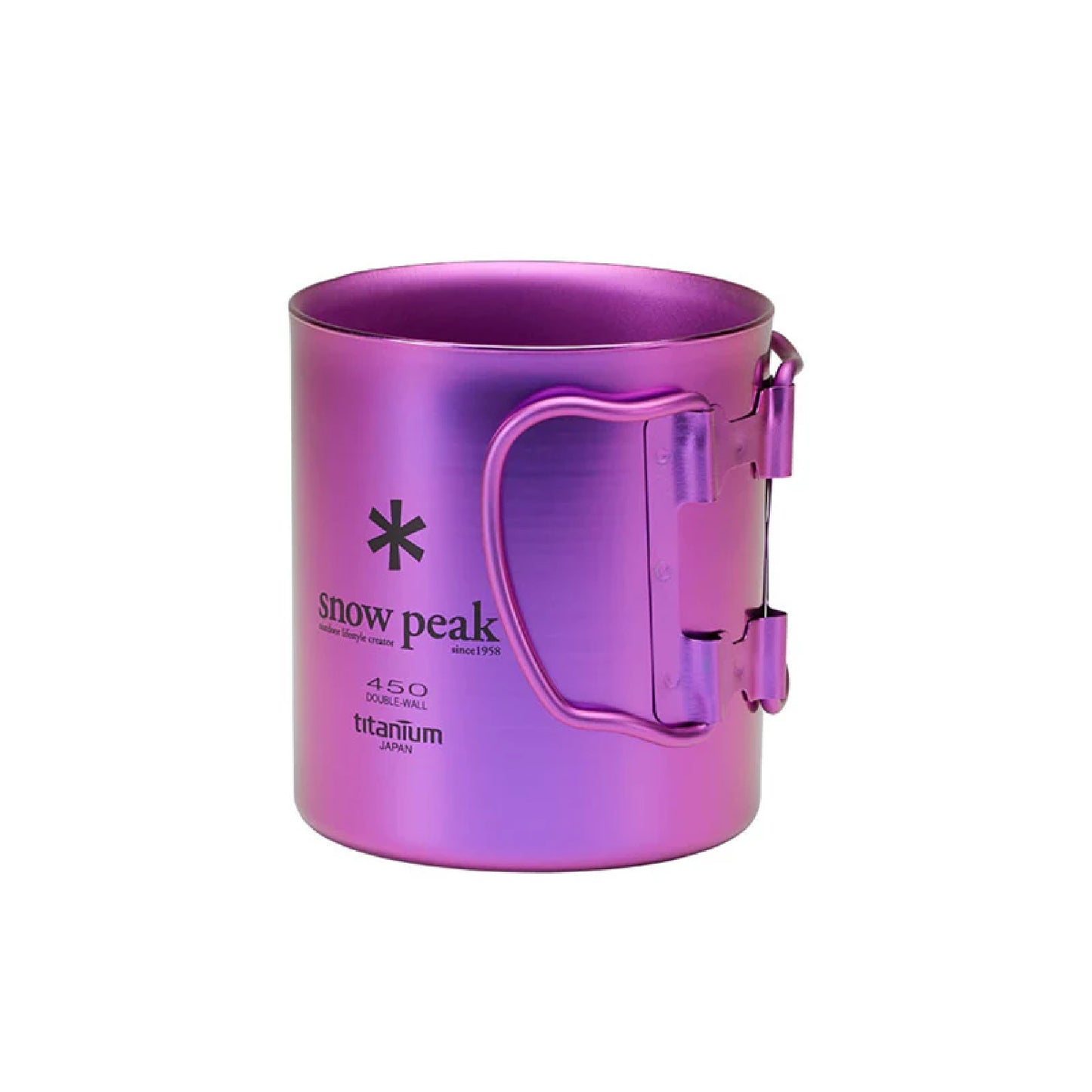 Snow Peak Ti-Double Anodized Mug 450 ml, Purple