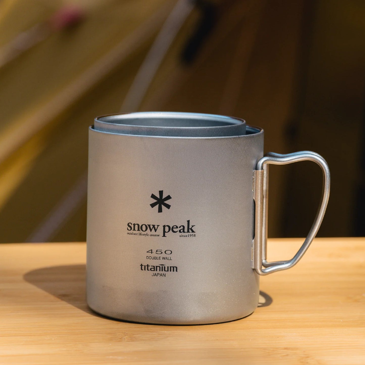 Snow Peak Ti-Double Mug, 450 ml