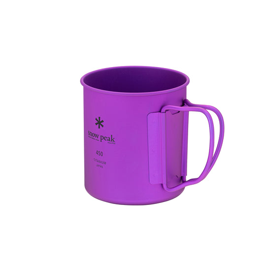 Snow Peak Ti-Single Anodized Cup 450 ml, Purple