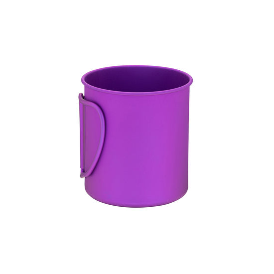 Snow Peak Ti-Single Anodized Cup 450 ml, Purple