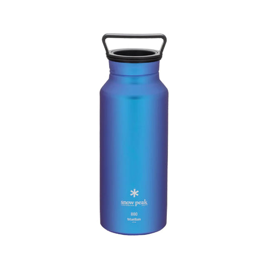 Snow Peak Titanium Aurora Bottle, Blue