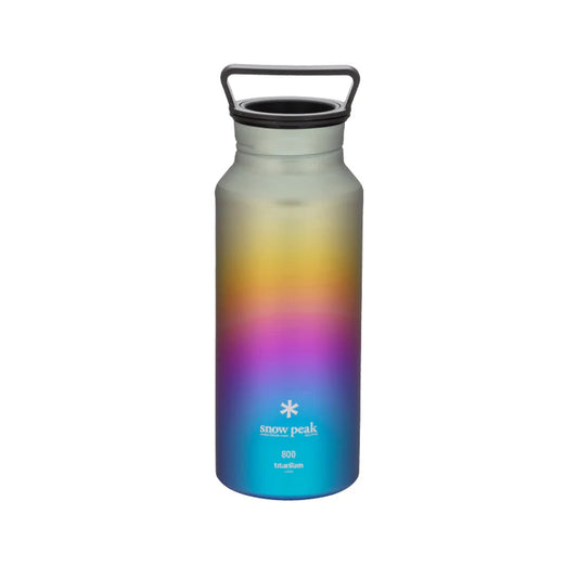 Snow Peak Titanium Aurora Bottle, Rainbow