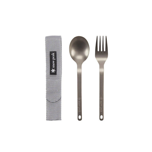 Snow Peak Titanium Fork & Spoon Set