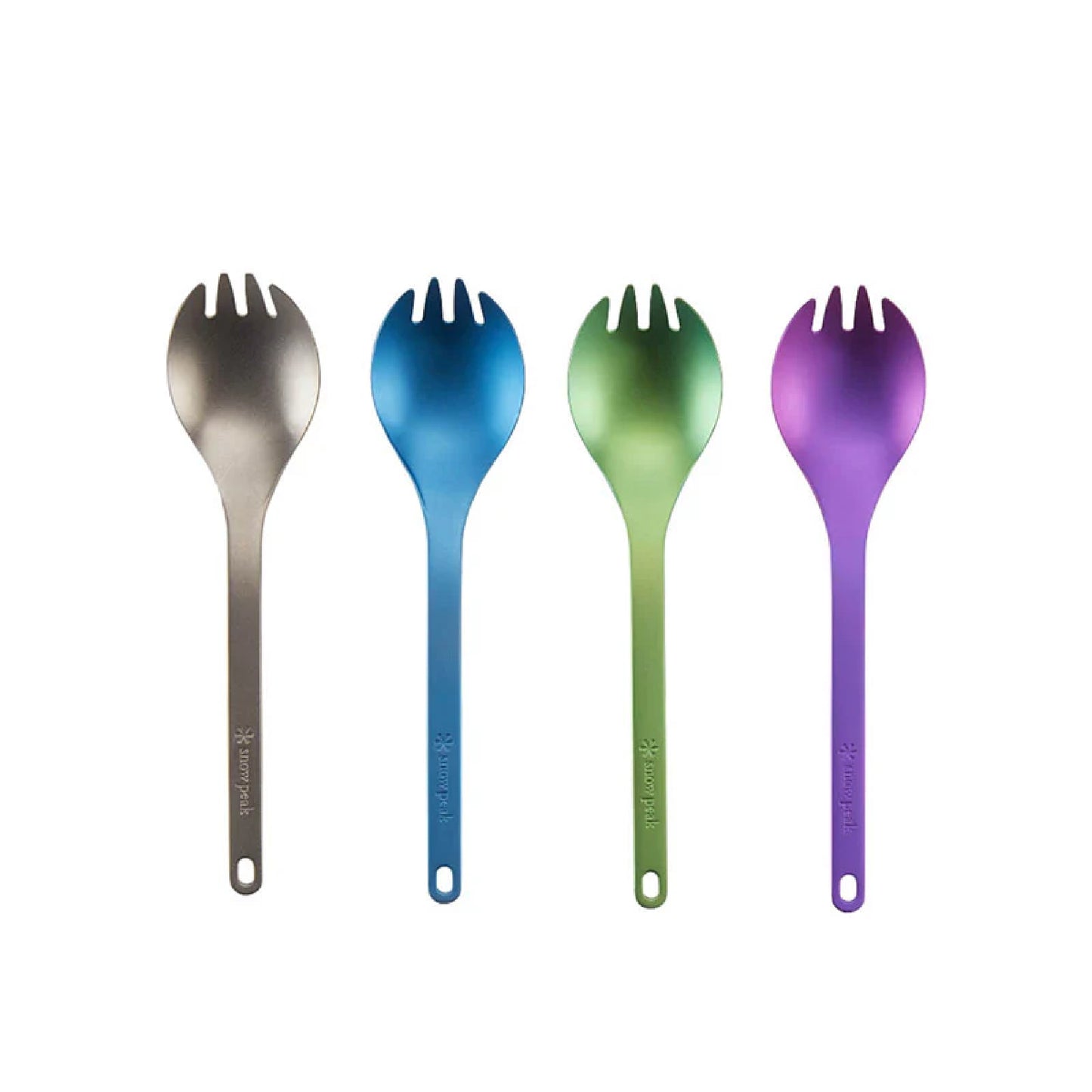 Snow Peak Titanium Spork, Purple