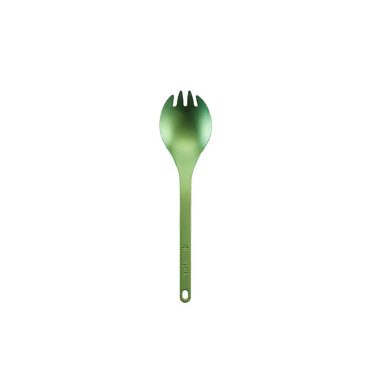 Snow Peak Titanium Spork, Green